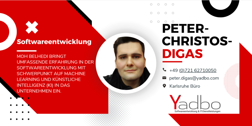 Softwareingenieur Peter Christos Digas