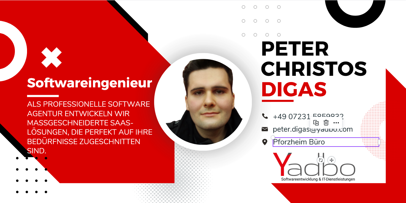 Softwareingenieur Peter Christos Digas